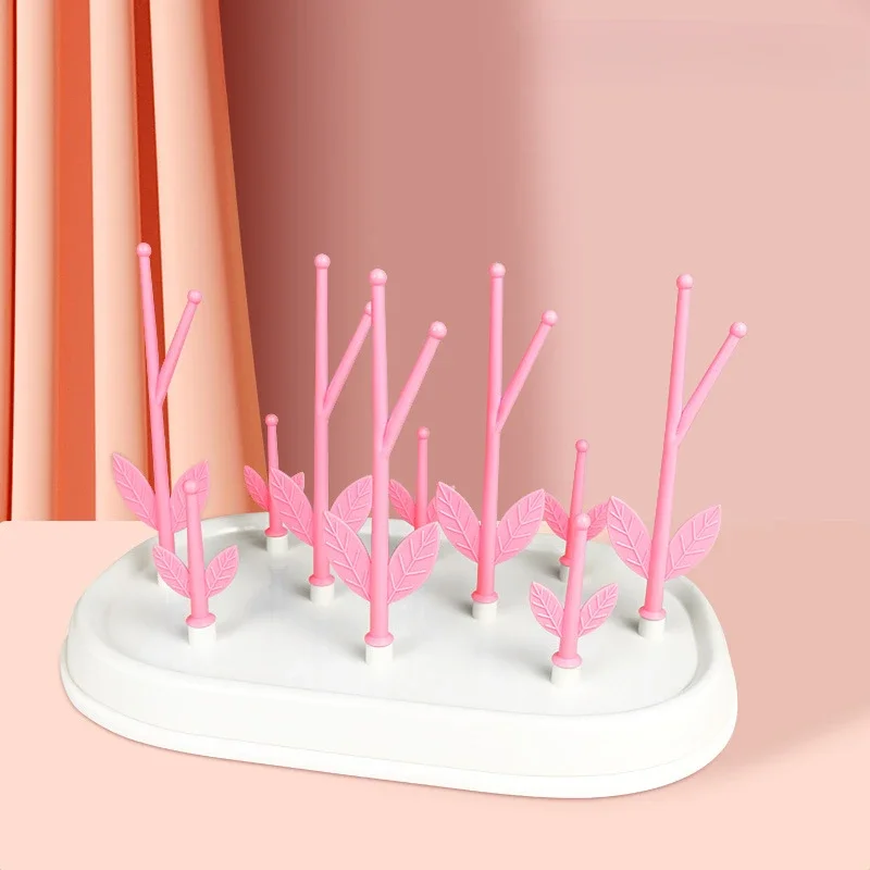 Drying Rack for Baby Bottle Holder Bottle Cleaning Dryer Drainer Storage Removable Milk Cup Drying Rack Baby Accessories