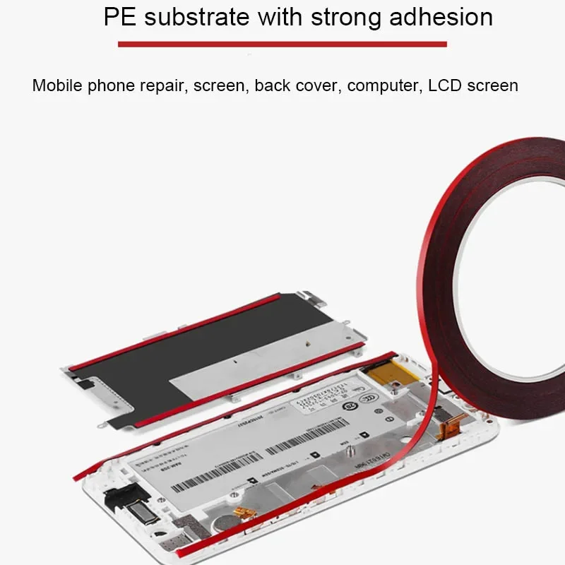 0.23/0.3mm Double Sided Adhesive Tape CellPhone Tablet LCD Screen Back Cover High Temperature Resistance Sealing Tape double sided tape