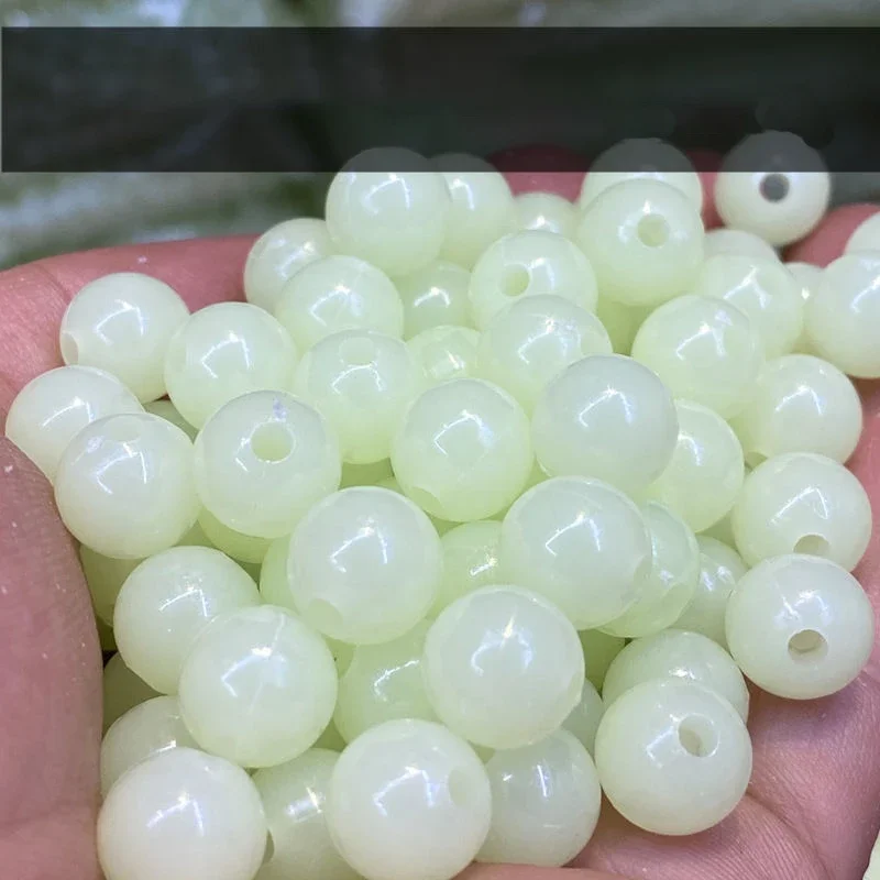 Luminous Glow Fishing Beads - 100pcs Pack | Stopper & Sinking Tool