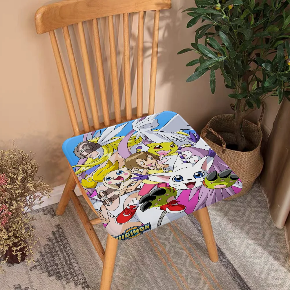 thumbnail image 1 of Cojín para silla con diseño de anime japonés D-Digimon Art, suave, cómodo, transpirable, para oficina, asiento de coche, 45 x 45 cm, decoración para sofá, tatami, 1 of 5