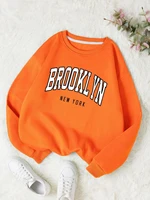 Brooklyn New Work Printed Hoodies Women Cotton Colorful Clothes  Basic Trend Hooded Tops Be Durable Harajuku Hoodie Womens 2
