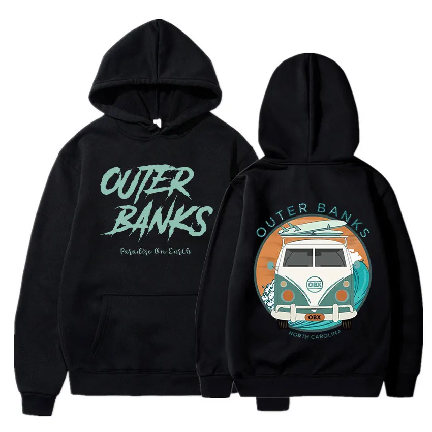 

American TV Series Outer Banks 3 Hoodie Pogue Life Paradise on Earth Hoodies Men Women Fashion Hip Hop Casual Loose Sweatshirts