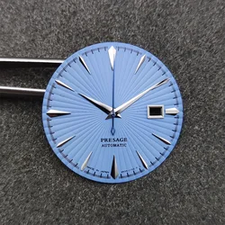 Men's 35mm Textured Watch Dial for NH38 Movement - DIY Watch Face Accessory (NH35 - 3)