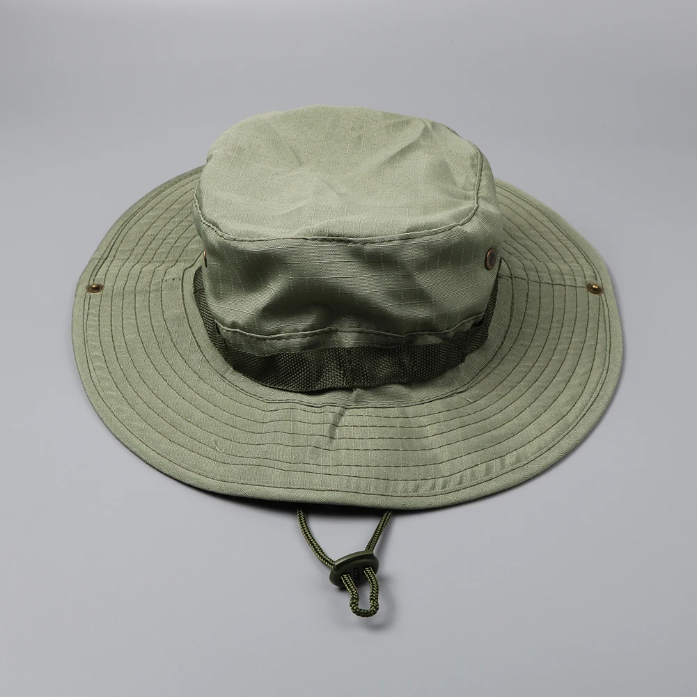 Cappelli Boonie tattici mimetici Cappello da cecchino da arrampicata da campeggio Cappello da cecchino da uomo Cappello da trekking da pesca all'aperto Cappellini Boonie protettivi per il sole - immagine 5
