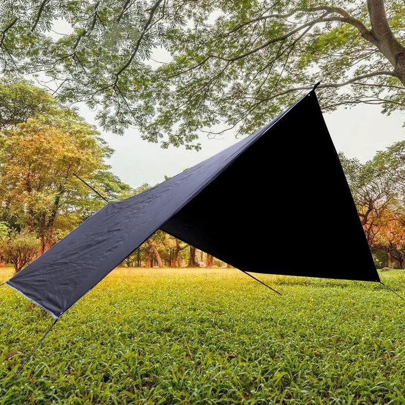 Hexagonal Waterproof Tarp Tent Outdoor Camping Awning Canopy Garden Sunshade Hammock Rain Fly camping tent waterproof tarp camping canopy