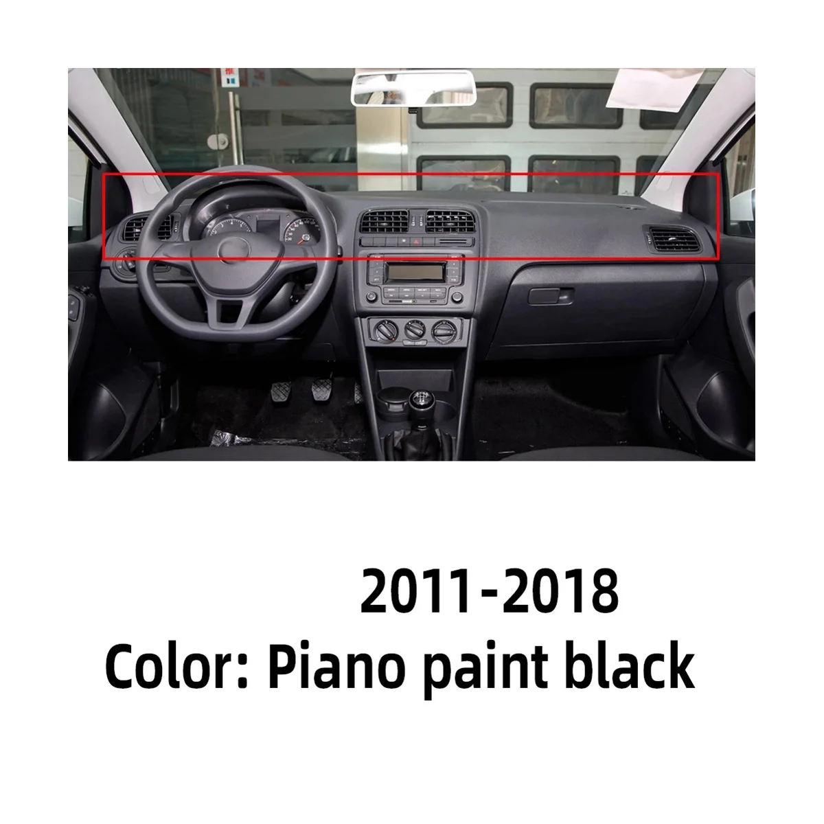 6RD819703 A A/C Air Outlet Vent Grill Cover for VW Polo 2011- 6RD 819 703