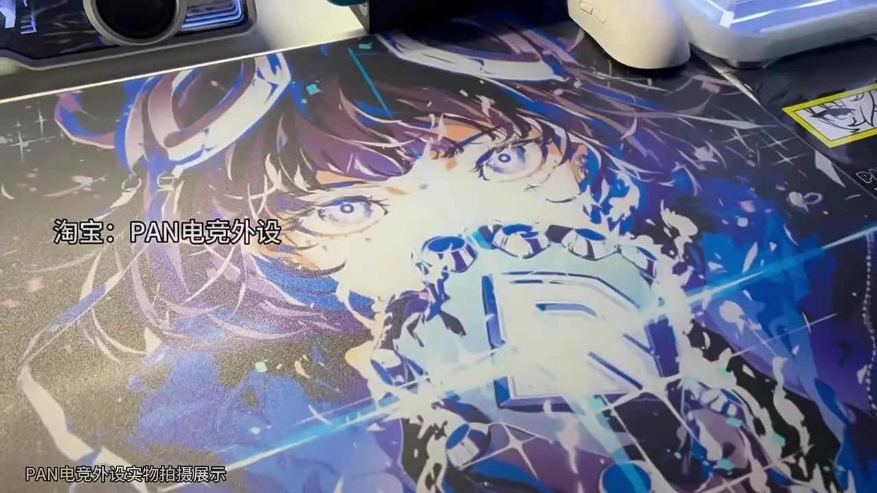 New WALLHACK 4.0 Gravity YUME Mouse Pad, Customized Glass Tempered