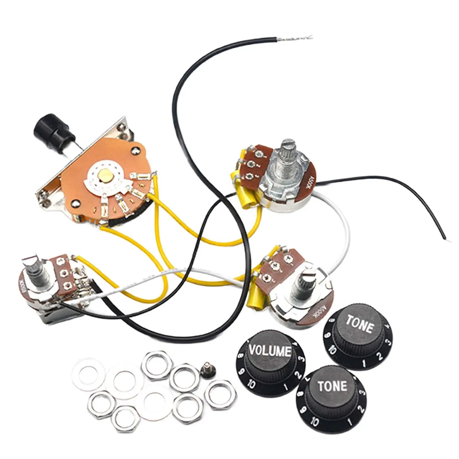 

Электрические гитарные комплекты проводки профессиональные прочные 1 объем 2 тона Замена