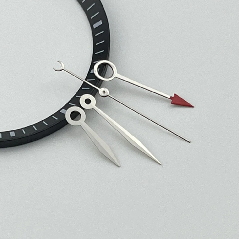 

Replacement NH34 Hands No Luminous Black/Blue/Gold/Rose/Silver 4 Pins GMT Watch Hands Pointers for NH35 NH36 4R35 4R36 Movement