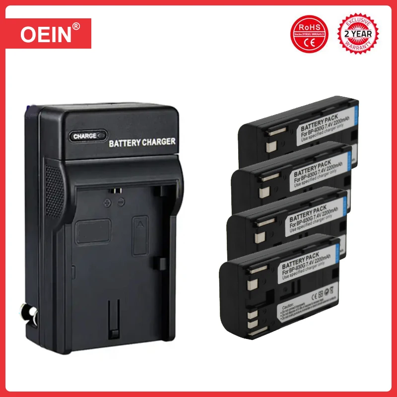 Batteria 4Pcs 2200Mah Per Canon Gl1 Gl2 Xha1 Xhg1 Xl1 Xl1S Xl2 Xlh1 Bp-930G Batteria Della Fotocamera