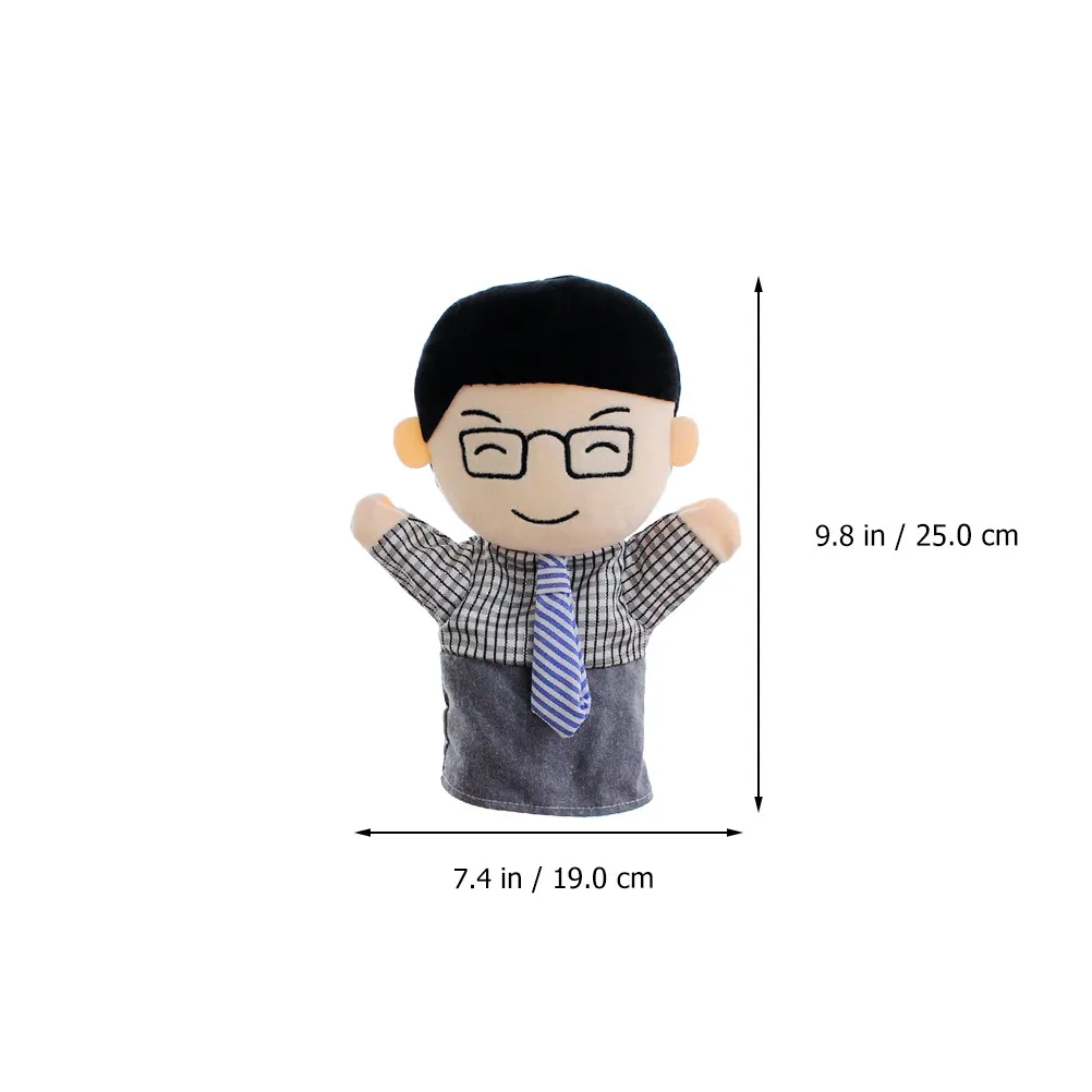 4개 다채로운 손인형 어린이 학습 도구 인식 부모-자녀 참여