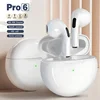 TWS Pro6 Earphone Bluetooth Headphones with Mic 9D Stereo Pro 6 Earbuds for Xiaomi Samsung Android Wireless Bluetooth Headset 3