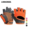 LOOGDEEL Half Finger Cycling Gloves Anti-slip Breathable Shockproof Wear-resistant Outdoor Fitness Boxing Running Unisex Gloves 1