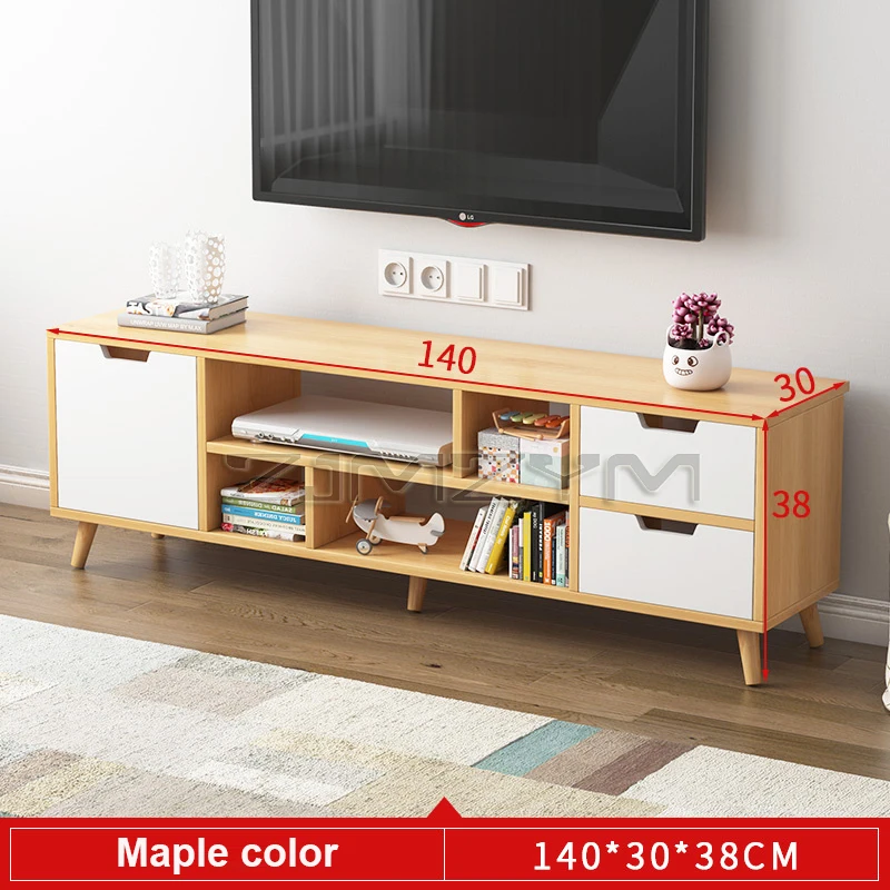 Modern TV Cabinet With Drawers Simple Living Room Furniture TV cabinet 55  Inch Flat Screen TV cabinet Storage Shelves _ - AliExpress Mobile