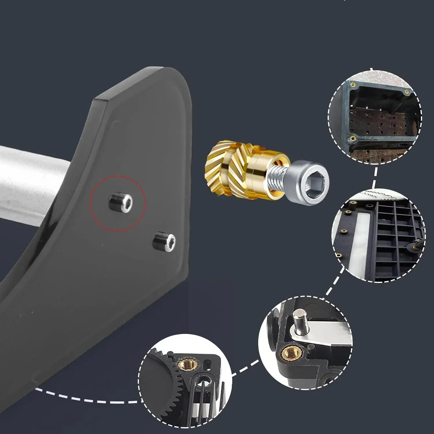 Precision Soldering Iron Tips Kit for Embedded Nut Insertion
