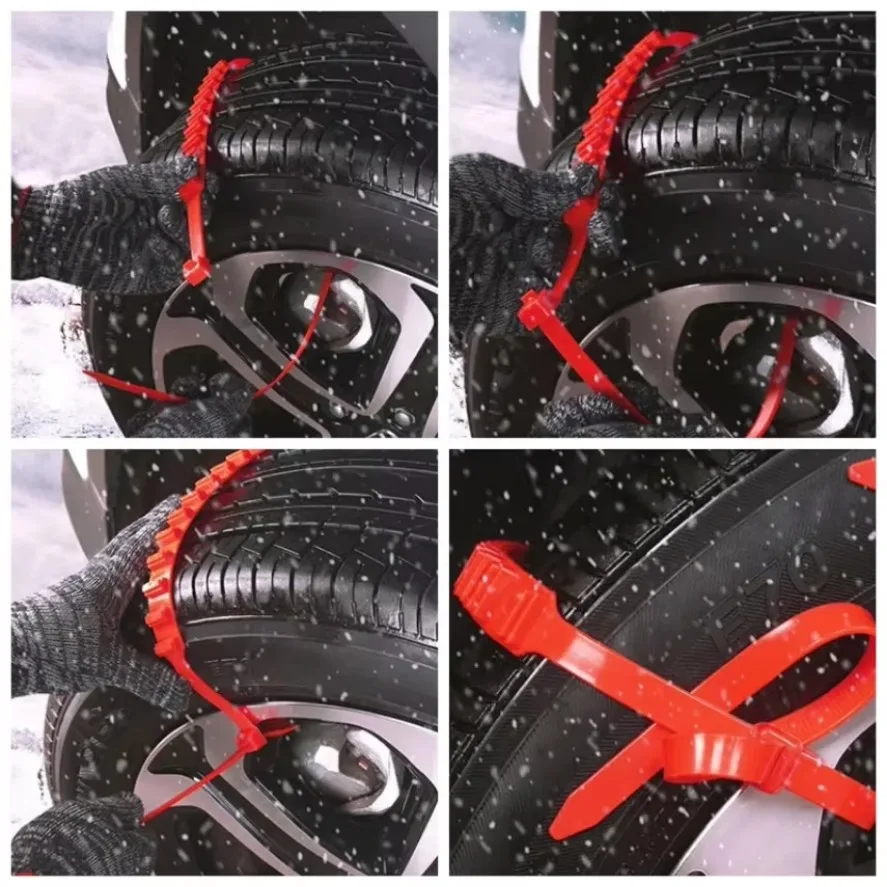 Winter Car Wheel Snow Chains Universal Auto Outdoor Snow Tire Tyre Anti Skid Chain Emergency Antiskid Car Accessories 5/20PC