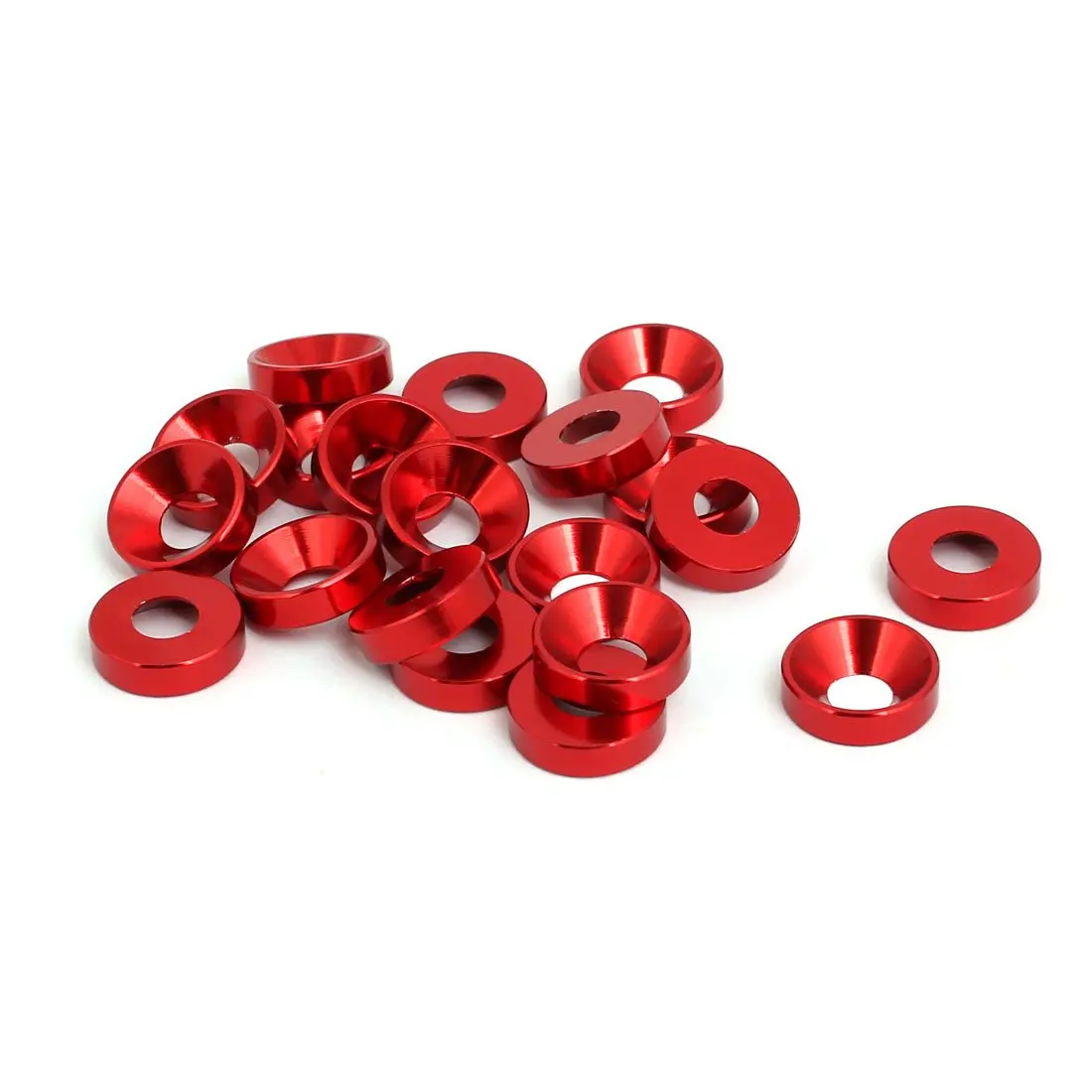 Colorful Anodized Aluminum Countersunk Head Bolt Washers