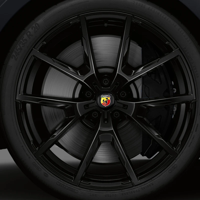 4 Pezzi 56mm Emblemi Auto Coprimozzo Cerchi Accessori Adesivi per Abarth Alfa Romeo Honda Jaguar Ford JEEP Acura Mitsubishi - Image 5