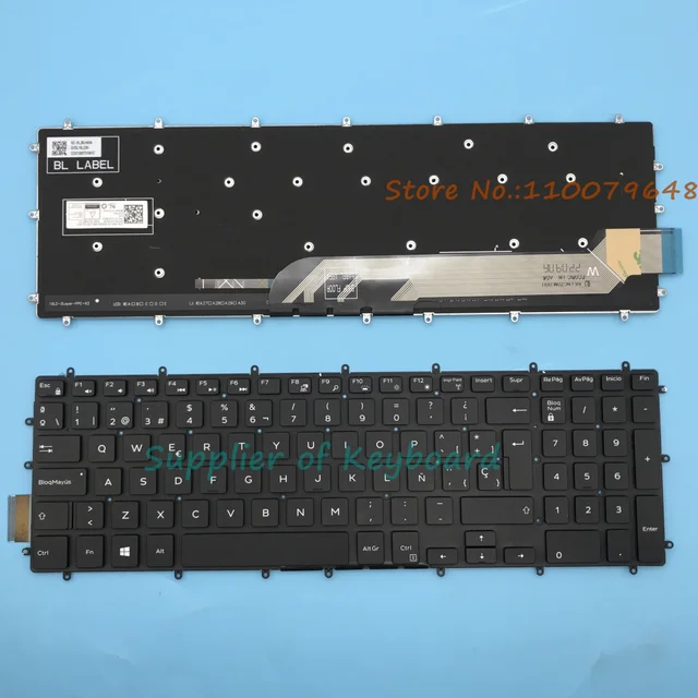 New Latin Spanish Keyboard For Dell P32E P32E001 P89F