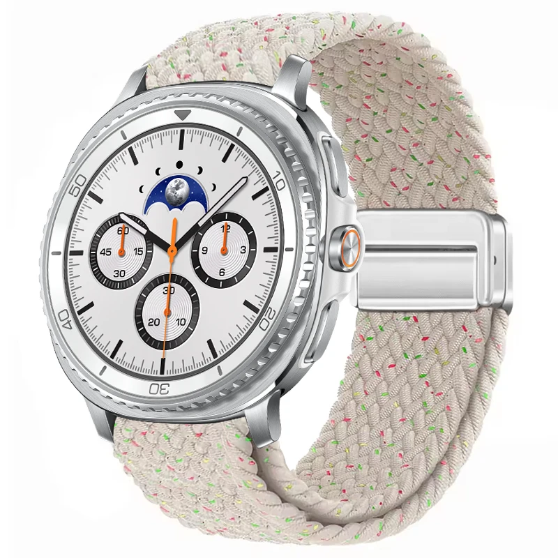 Braided Nylon Solo Loop Bracelet - Magnetic Sports Strap