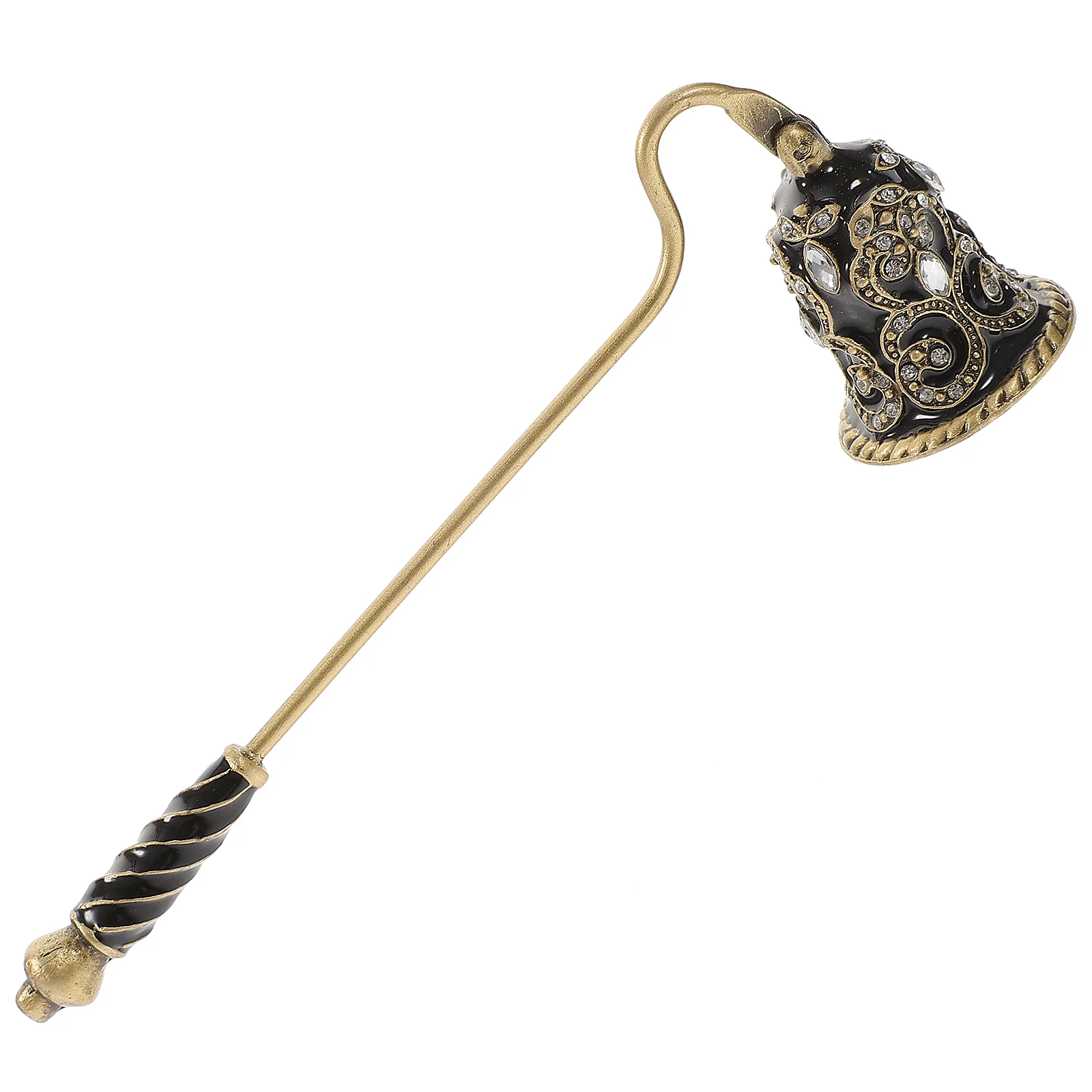 

Rhinestone Snuffer Flower Design Putter Household Extinguisher
