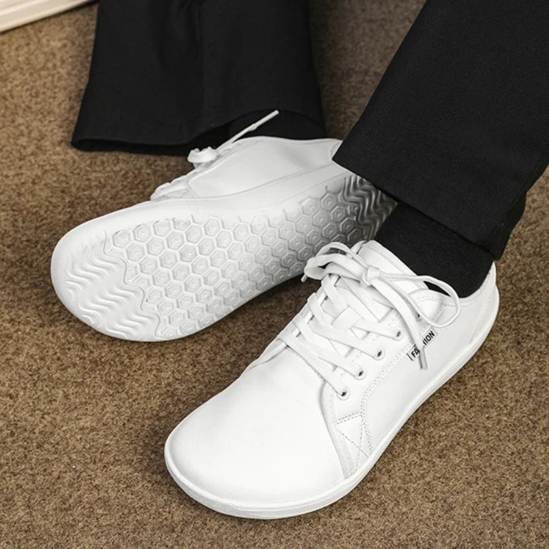 Unisex Wider Shoes Comfortable Men Barefoot Wide-toed Shoes Fashion Big Size Causal Sneakers Outdoor Breathable Men Walking Shoe 4