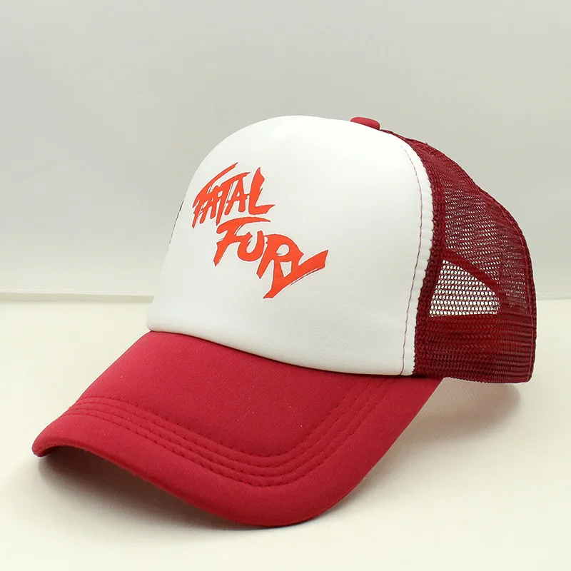 Baseball Caps Cosplay Hat Baseball Hat Game KOF Fatal Fury Terry Bogard Coser King of Fighters Baseball Cap Cosplay Adjustable Hat Sports Gift Boxer Prop
