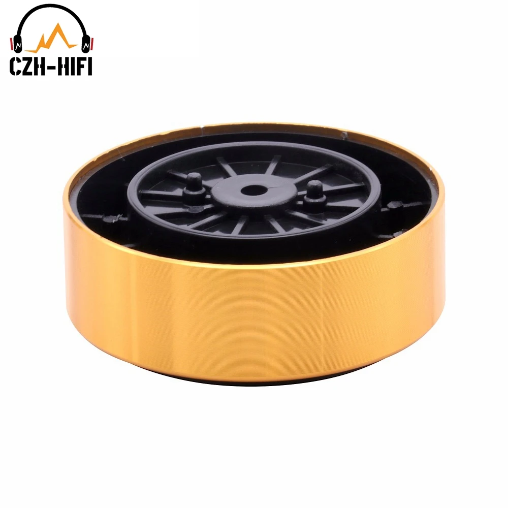 1pc 61x23mm Machined Aluminum Plastic Speaker Spike Feet Floor Base Pad Mat Foot Stand For Hifi Turntable AMP CD DAC Recorder