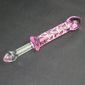 Female Crystal Glass Dildo Masturbator Realistic Dildo Penis Glass Anal Butt Plug Sex toys Women Vaginal Stimulation Sex Toys 2