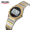 SKMEI 2446 Business Exquisite Women's Watch Waterproof Steel Strip Simple Niche Silver Diamond Elegant Watch relojes de mujer