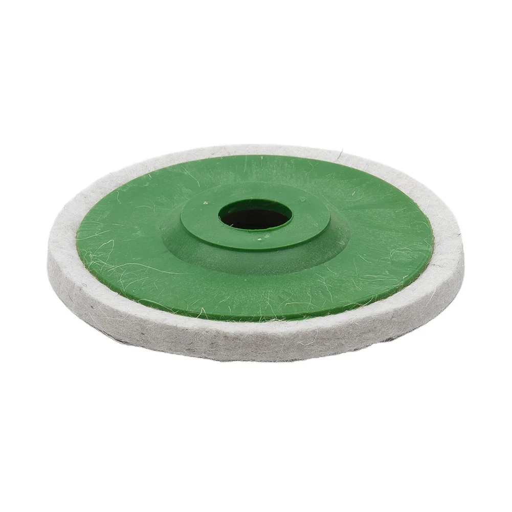 

2pcs 5 Inch 125 Mm Wool Polishing Wheel Buffing Pads Angle Grinder Wheel Felt Polishing Disc For Metal Marble Glass Ceramics