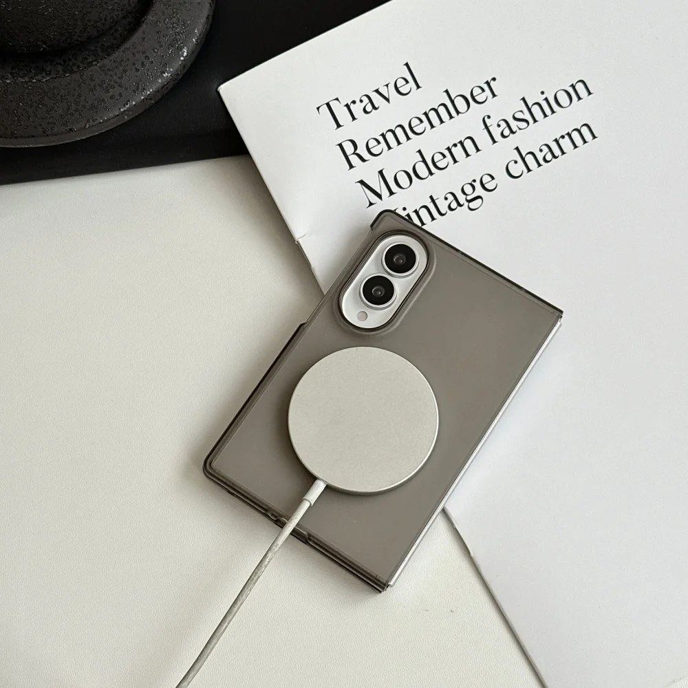 Slim Magnetic Frosted Translucent Shockproof Case for Samsung Galaxy Z Fold Series