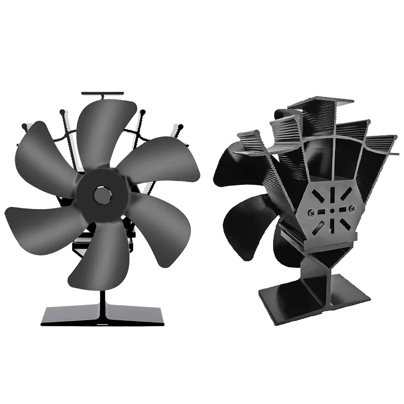 Winter Home Heat Powered Stove Fan Eco Quiet 6 Blades Log Wood Burner Fireplace Fan stove fan
