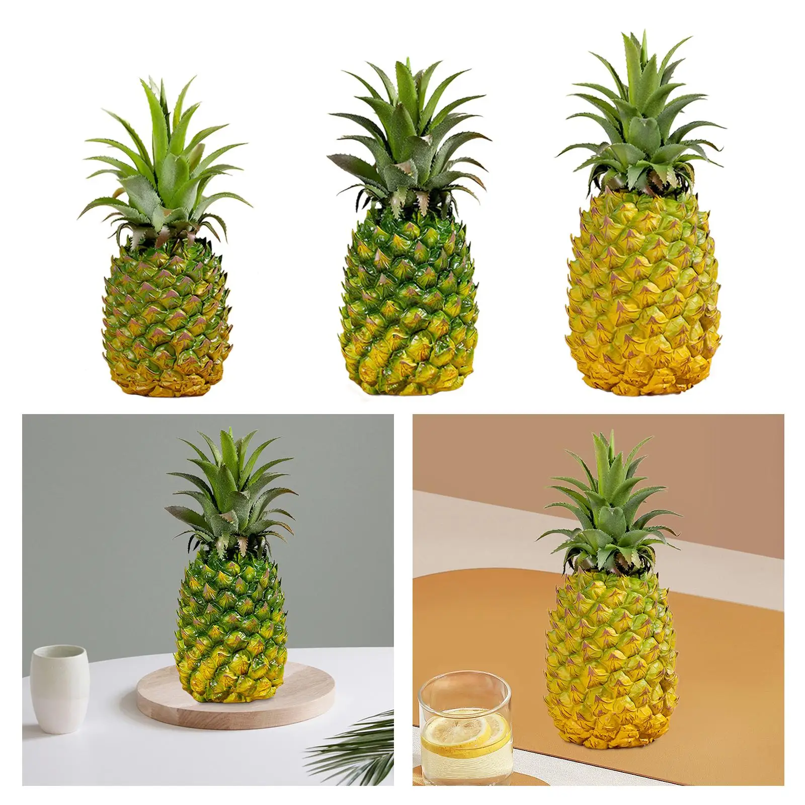 Artificial Pineapple Figurine Fruit Decoration Wedding Photography Prop artificial fruits and vegetables