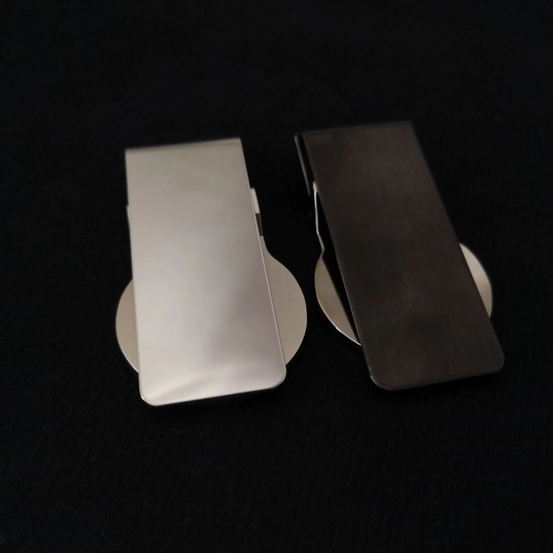 New Men's Pocket Money Clip Dollar Ultra Thin Metal Clamp Card Clips Card Purses Women Metal Clamp For Money Cash Holder