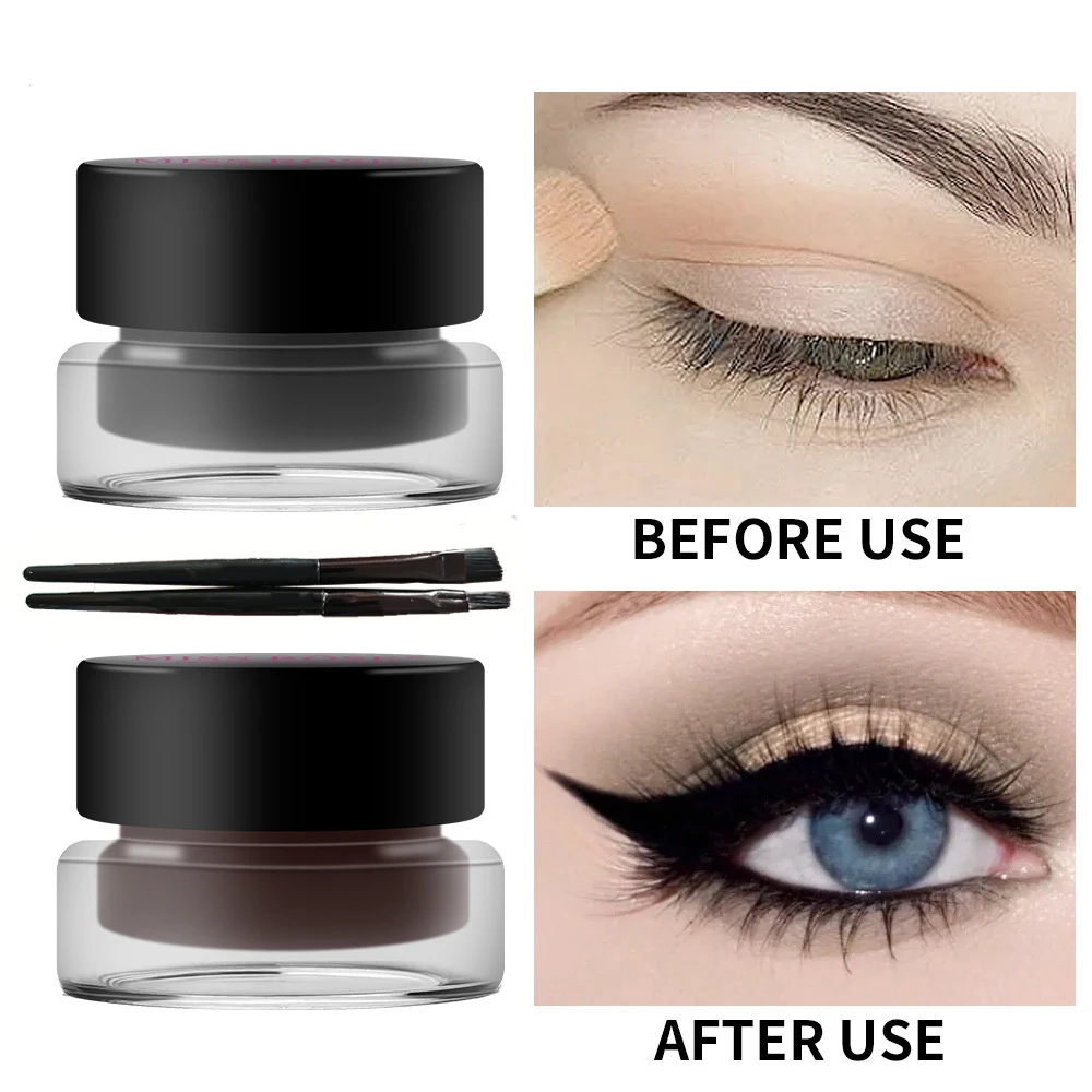Eyeliner Cream Set Two-Color Two-Bottle