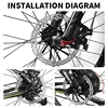 BUCKLOS G3 Bicycle Brake Disc Rotor 160mm 180mm 203mm Mtb Road Bike Rotor 6 Bolt Ultralight Hydraulic Brake Rotors for SHIMANO 2