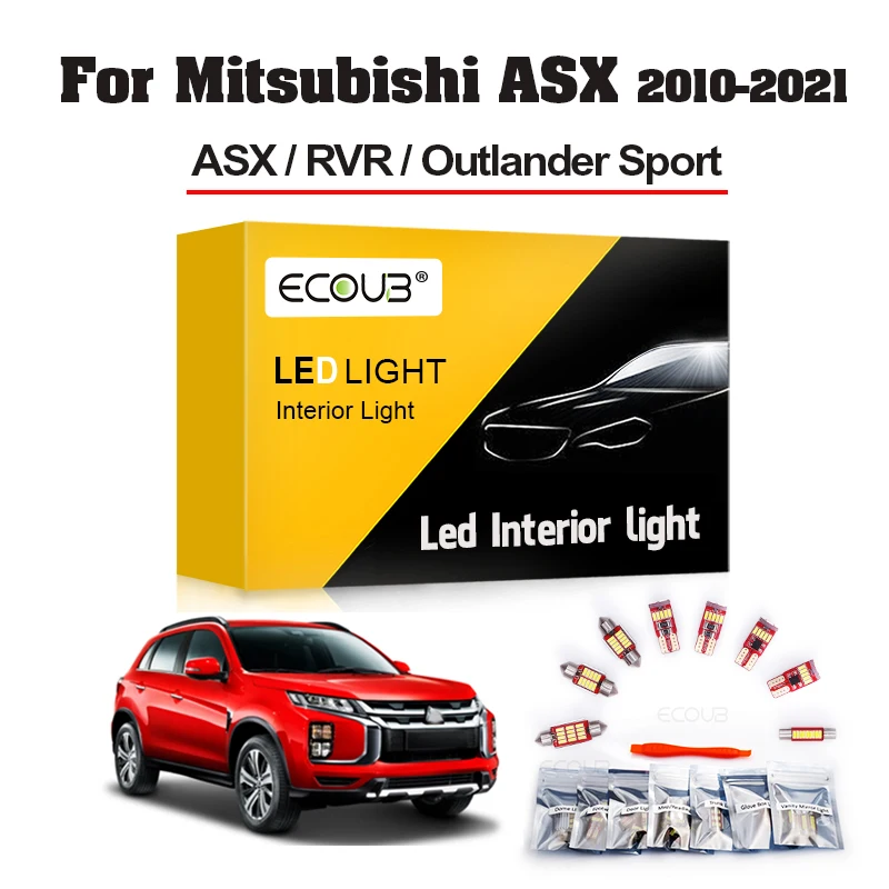 LED Interior Light Kit for Mitsubishi ASX RVR Outlander Sport 2010 2016