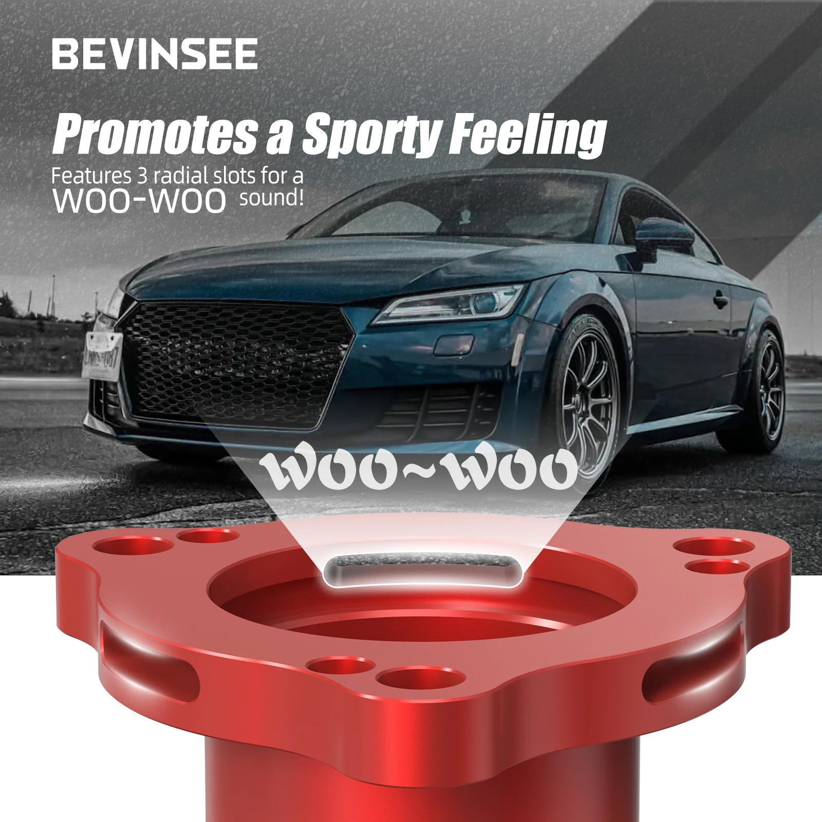 Atmospheric Blow-off Valve Spacer Adapter For Audi A3 8V A4 B9 A5 8W TT S3 RS3 VW Golf Mk7/7.5 GTI/R 1.8T 2.0T