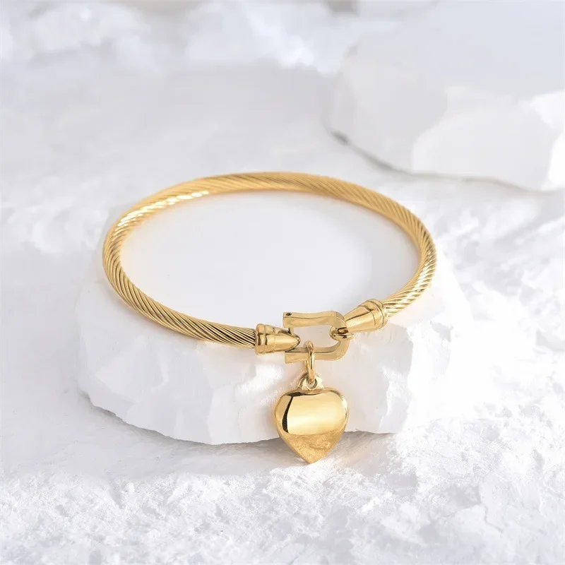 18k Gold Plated Titanium Steel Bracelets