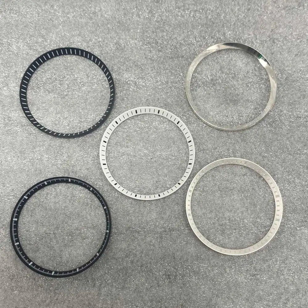 SKX Plastic/Steel Watch Chapter Ring Inner Shadow Ring 31.3mm 27.5mm