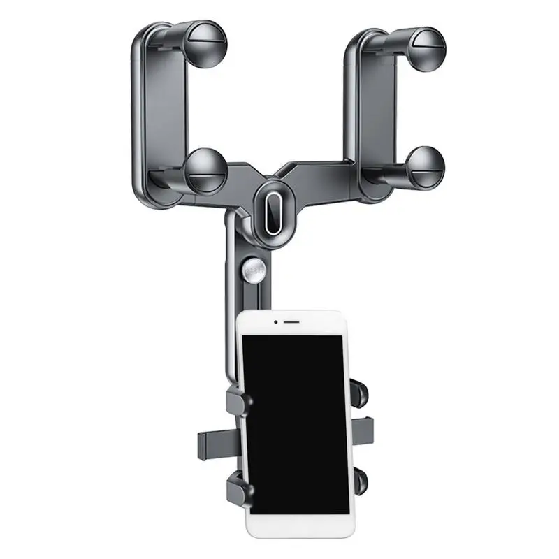 

Автомобильный держатель для телефона, регулируемый держатель для зеркала заднего вида, держатель для телефона, для всех смартфонов и автомобилей, выдвижные автомобильные подставки для телефона