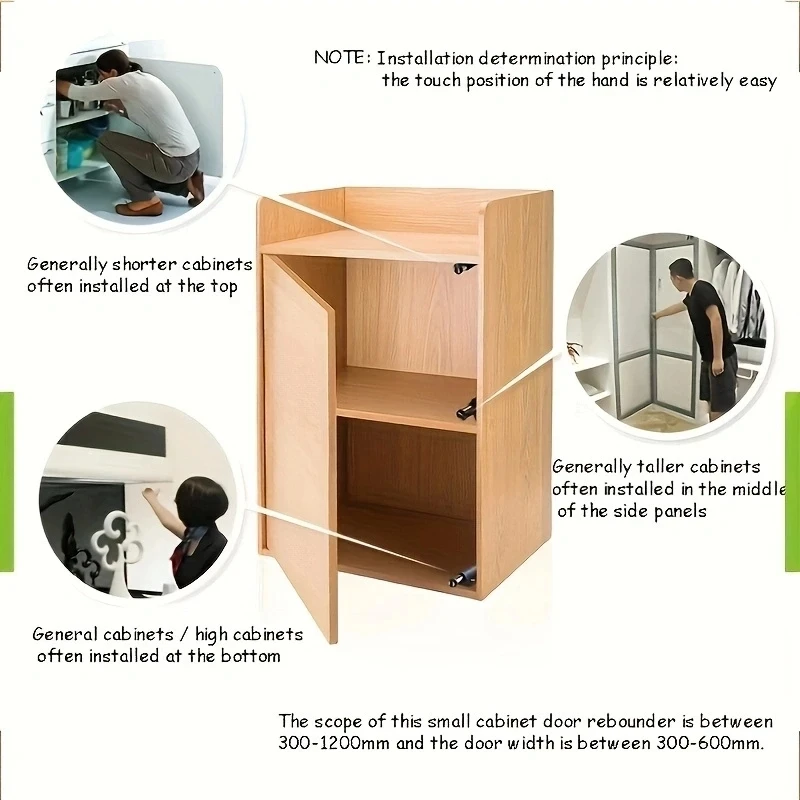 1pc Cabinet Catches Door Stopper Rebounding Magnetic Drawer Latch Door Closer Furniture Hardware Accessories for Wardrobe Kitc Cabinet Magnetic Catch