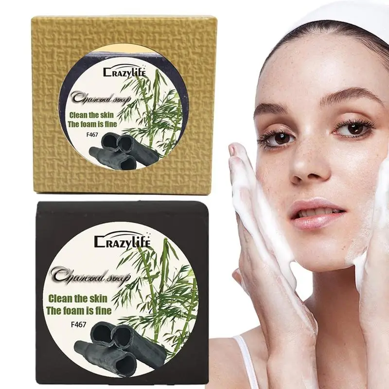 

Угольное Мыло для лица и тела, угольное мыло с контролем жирности, бамбуковый уголь, мыло ручной работы, осветляющее мыло, осветляющее кожу