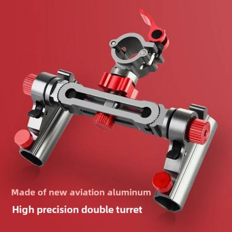 Aluminum Alloy Fishing Rod Pole Stand Bracket, Support Holder, Adjustable Clamp, Fishing Tackle Tool, Fish Chair