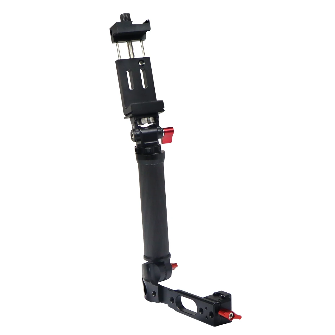 Carbon Fiber L Bracket Handle Grip Foldable Cold Shoe Mount Clamp for Ronin RS3