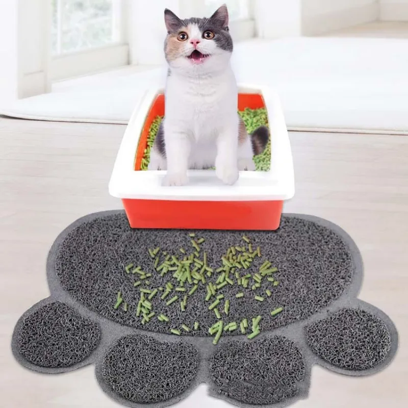 Waterproof Pet Litter Mat High Resilience Fiber Cat Layer Small Dog Feeding Pads Trapping Box Product Non-slip Cats Accessories Waterproof Pet Litter Mat High Resilience Fiber Cat Layer Small Dog Feeding Pads Trapping Box Product Non-slip Cats Accessories