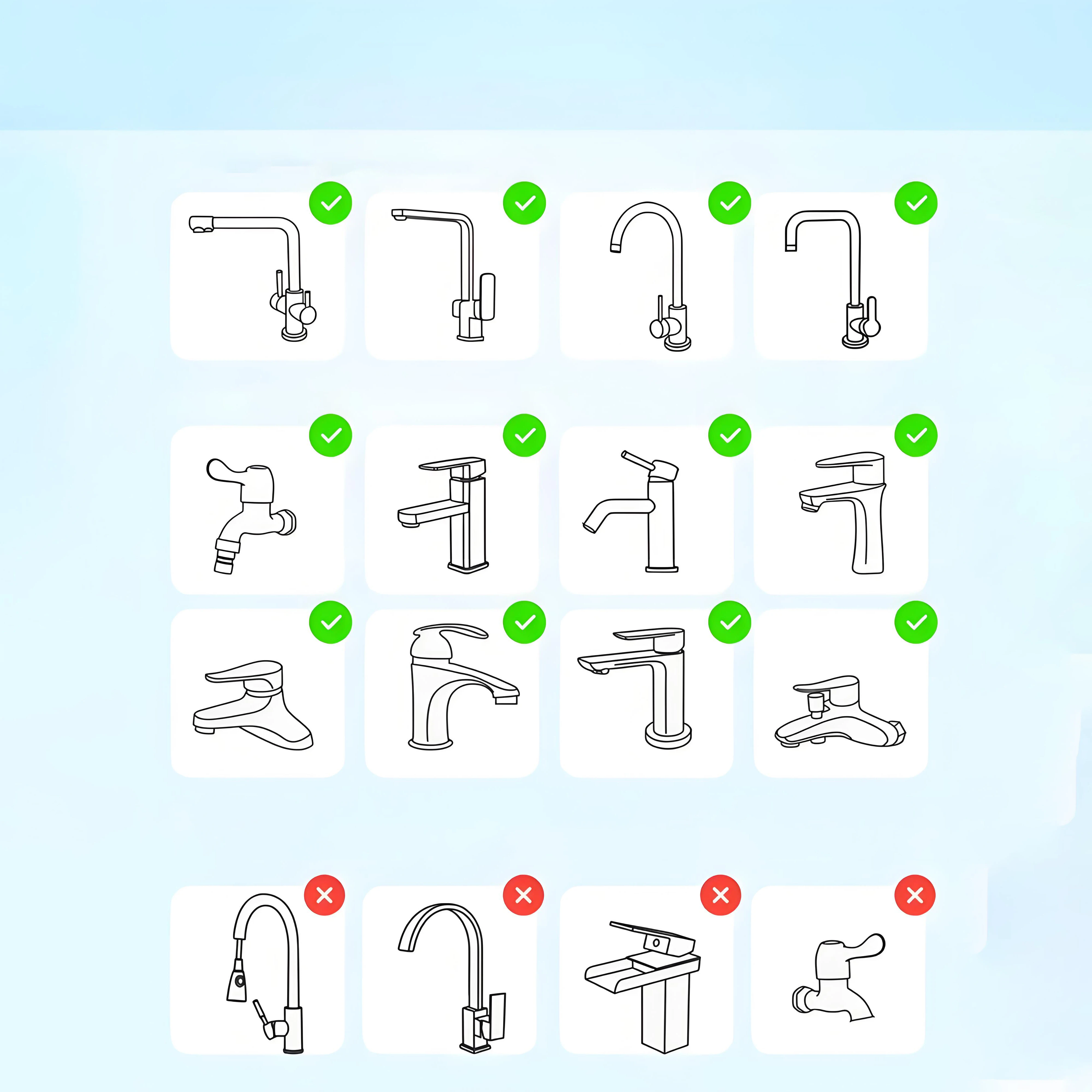 Universal 1080° Swivel Kitchen Faucet Extender with Dual Spray Modes Flexible Arm and Aerator Nozzle for Easy Sink Cleaning 6