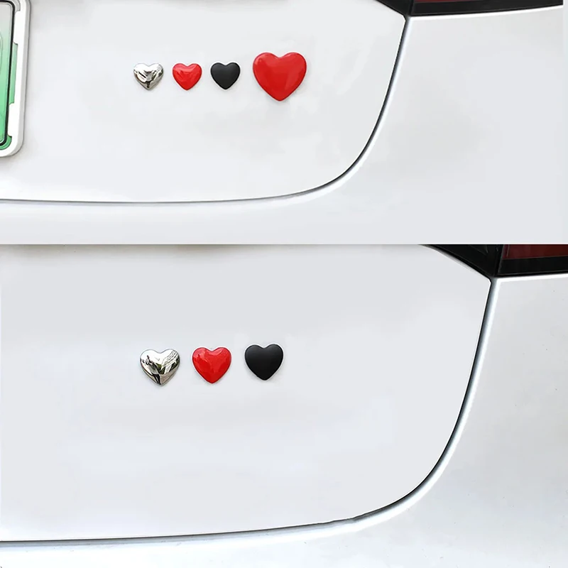 Heart-Shaped 3D Metal Love Emblem