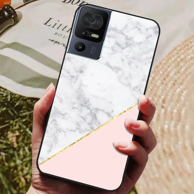 Soft Black Silicone TPU Phone Back Cover - 2023 Protective Bumper Shell